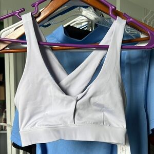 JustFab Purple Sports Bra Intimates & Sleepwear